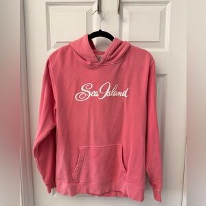 Girls XL Sea Island Pink/Coral Hoodie